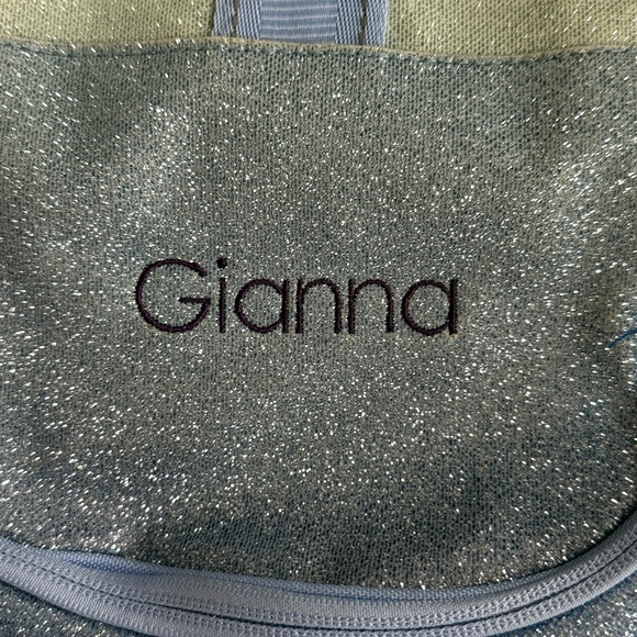 PB  Glitter Ombre Cosmetic Bag - Blue and Purple Gianna engraving - Picture 2 of 8
